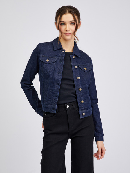 Orsay Dunkelblaue Damen-Jeansjacke ORSAY