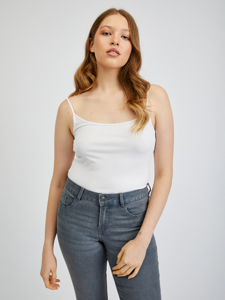 Orsay Weißes Damen-Tank-Top ORSAY