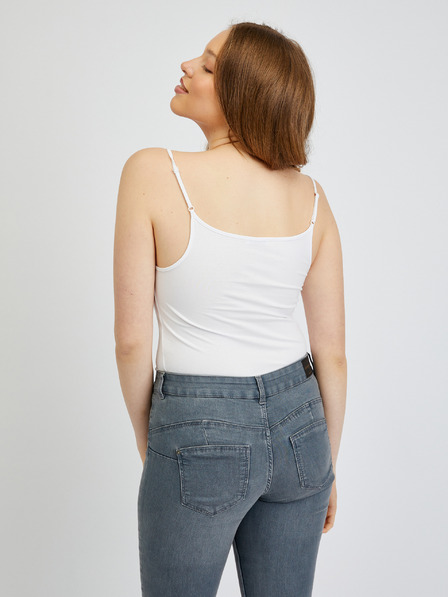 Orsay Weißes Damen-Tank-Top ORSAY