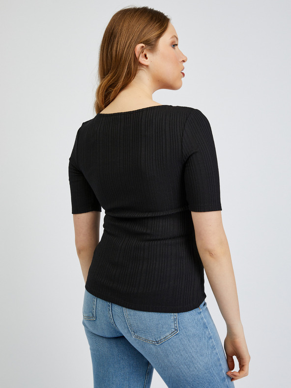 Orsay Schwarzes Damen-T-Shirt ORSAY