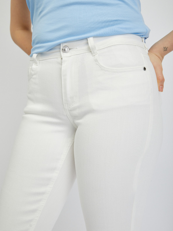 Orsay Weiße Damenjeans mit gerader Passform ORSAY