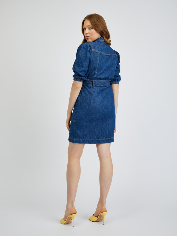Orsay Dunkelblaues Damen-Denim-Kleid ORSAY