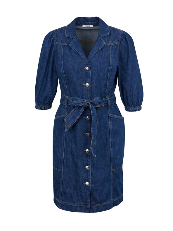 Orsay Dunkelblaues Damen-Denim-Kleid ORSAY