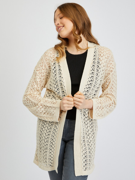Orsay Weiße Damen-Strickjacke ORSAY