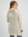 Orsay Weiße Damen-Strickjacke ORSAY