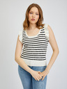 Orsay Schwarz-weiß gestreiftes Damen-T-Shirt ORSAY