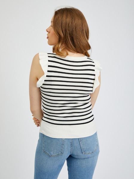 Orsay Schwarz-weiß gestreiftes Damen-T-Shirt ORSAY