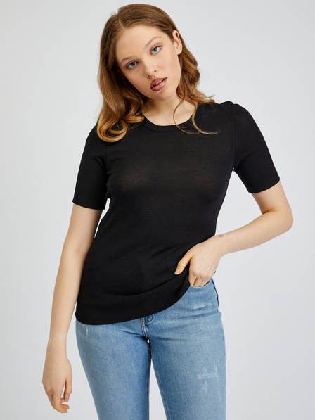 Orsay Schwarzes Damen-Pullover-Shirt ORSAY