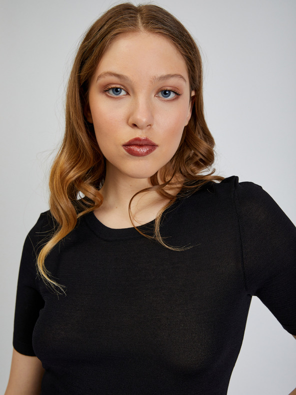 Orsay Schwarzes Damen-Pullover-Shirt ORSAY