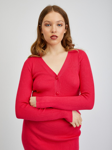 Orsay Dunkelrosa Damen Strickjacke ORSAY