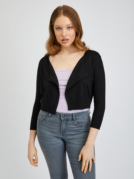 Orsay Schwarze Damen-Cropped-Strickjacke ORSAY