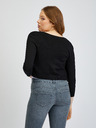 Orsay Schwarze Damen-Cropped-Strickjacke ORSAY