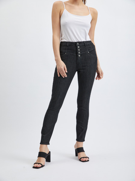 Orsay Schwarze Skinny-Fit-Jeans für Damen ORSAY