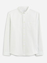 Celio Hellgrün gestreiftes Herrenhemd Celio Caoxfordy