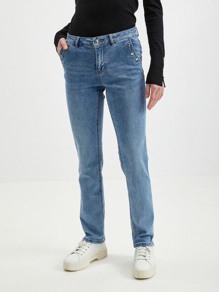 Orsay Hellblaue Straight-Fit-Jeans Damen ORSAY