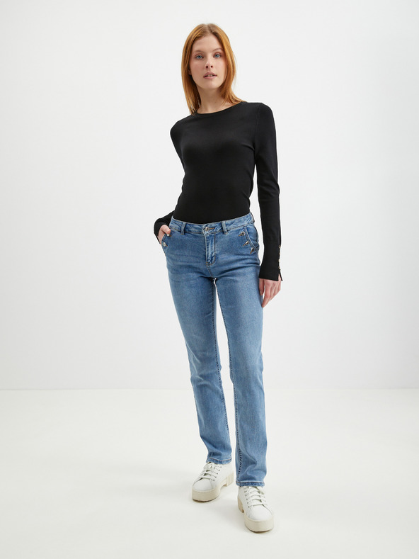 Orsay Hellblaue Straight-Fit-Jeans Damen ORSAY