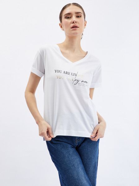 Orsay Weißes Damen-T-Shirt ORSAY