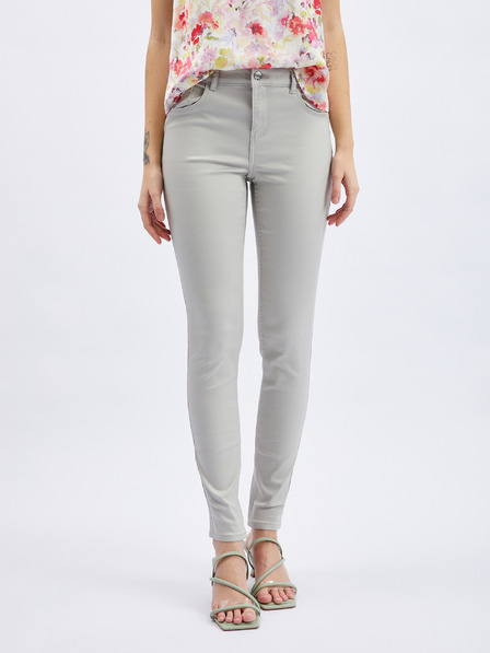 Orsay Hellgraue Damen Skinny Fit Jeans ORSAY