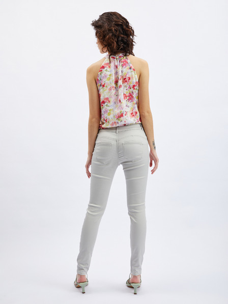 Orsay Hellgraue Damen Skinny Fit Jeans ORSAY