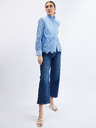 Orsay Hellblaue Damenbluse mit dekorativen Details ORSAY