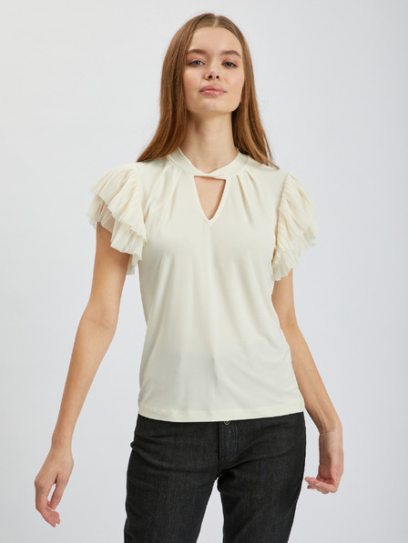 Orsay Cremefarbene Bluse ORSAY