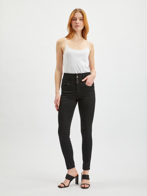 Orsay Schwarze Skinny-Fit-Hose Damen ORSAY