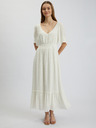 Orsay Cremefarbenes Damen-Maxikleid ORSAY