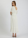 Orsay Cremefarbenes Damen-Maxikleid ORSAY