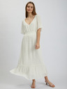 Orsay Cremefarbenes Damen-Maxikleid ORSAY