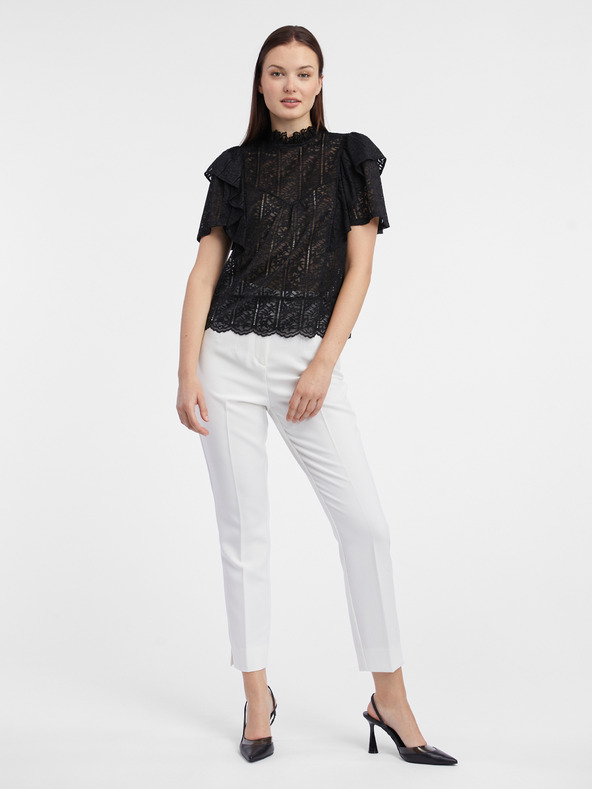 Orsay Schwarze Damen-Spitzenbluse ORSAY