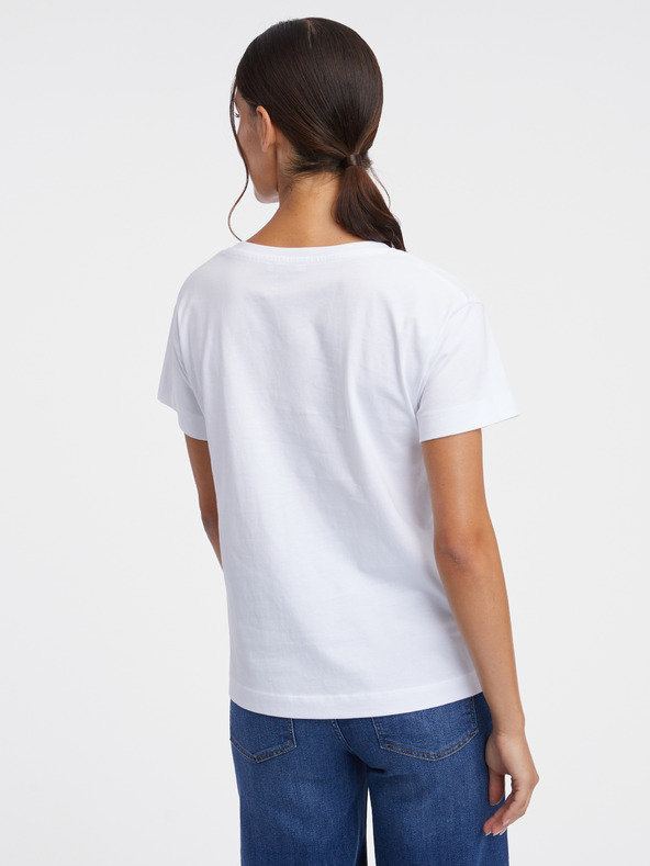 Orsay Weißes Damen T-Shirt ORSAY