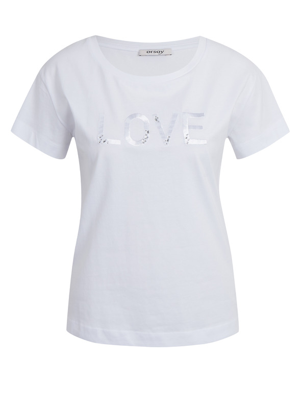Orsay Weißes Damen T-Shirt ORSAY