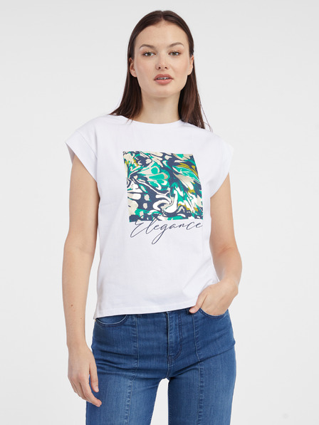 Orsay Weißes Damen-T-Shirt ORSAY