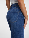 Orsay Dunkelblaue Damenjeans mit weitem Bein ORSAY