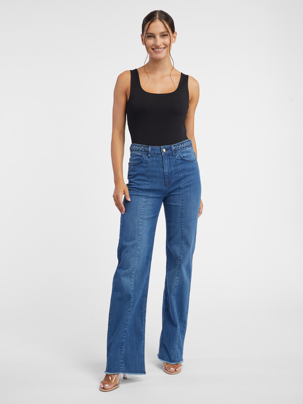 Orsay Blaue weite Damenjeans ORSAY