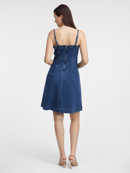 Orsay Dunkelblaues Damen-Denim-Kleid ORSAY