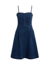 Orsay Dunkelblaues Damen-Denim-Kleid ORSAY
