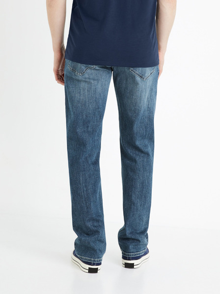 Celio Dunkelblaue Herrenjeans mit gerader Passform Celio Forum5