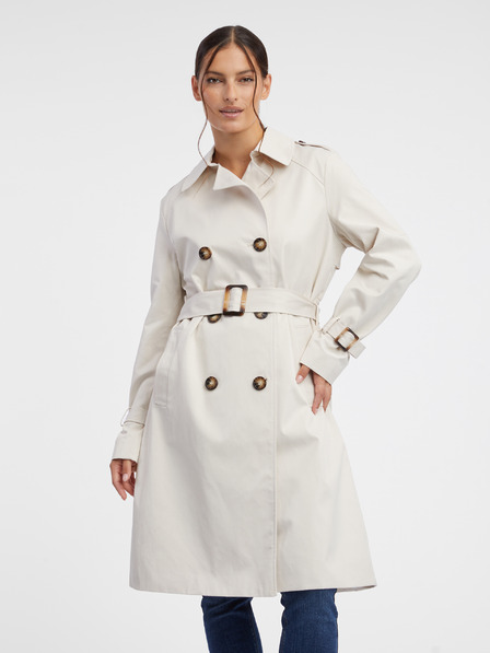 Orsay Cremefarbener Damen-Trenchcoat ORSAY