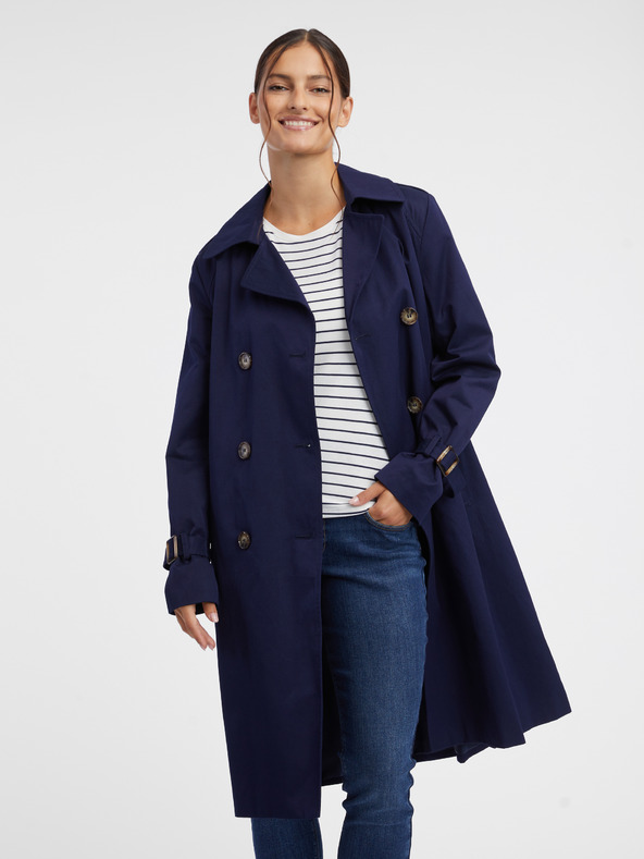 Orsay Dunkelblauer Damen-Trenchcoat ORSAY