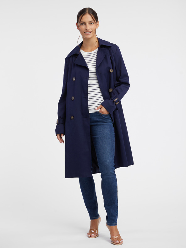 Orsay Dunkelblauer Damen-Trenchcoat ORSAY