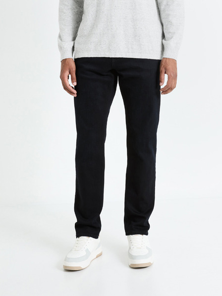 Celio Schwarze Herren Jeans mit geradem Schnitt Celio Fobody15