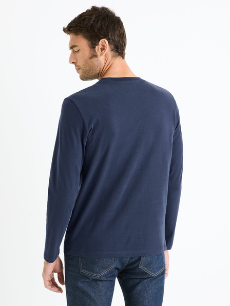 Celio Dunkelblaues Herren-T-Shirt Celio Cesolaceml