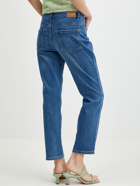 Orsay Dunkelblaue Damenjeans mit gerader Passform ORSAY