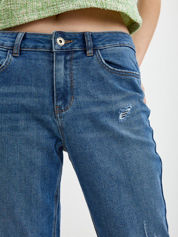 Orsay Dunkelblaue Damenjeans mit gerader Passform ORSAY