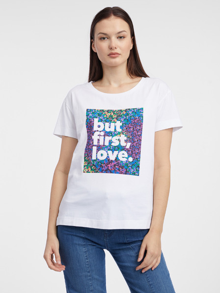 Orsay Weißes Damen-T-Shirt ORSAY