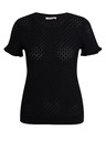 Orsay Schwarzes gemustertes Damen-Strick-Shirt ORSAY