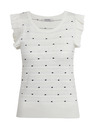 Orsay Weißes Damen-Polka-Dot-Pullover-Shirt ORSAY