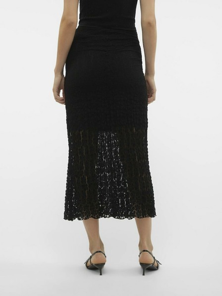 AWARE by VERO MODA Schwarzer Damen-Spitzen-Maxirock AWARE by VERO MODA Vania