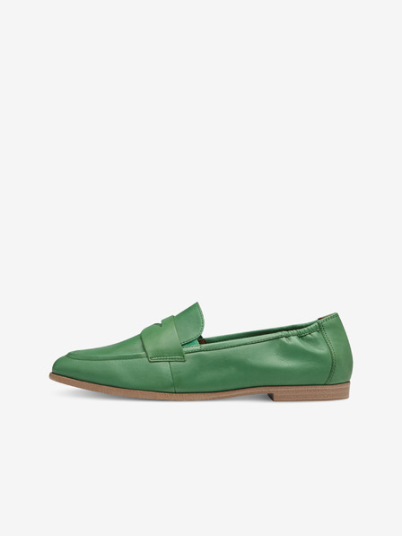 Tamaris Grüne Damen Leder Halbschuhe Tamaris